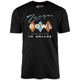 Zangs Bowl - Dallas, TX - Vintage Bowling Alley - Unisex T-Shirt