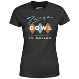 Zangs Bowl - Dallas, TX - Vintage Bowling Alley - Women's T-Shirt