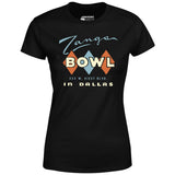 Zangs Bowl - Dallas, TX - Vintage Bowling Alley - Women's T-Shirt