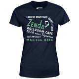 Zenda Ballroom Cafe - Los Angeles, CA - Vintage Nightclub - Women's T-Shirt