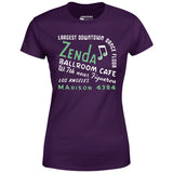 Zenda Ballroom Cafe - Los Angeles, CA - Vintage Nightclub - Women's T-Shirt