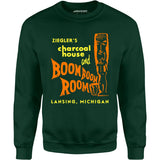 Ziegler's Charcoal House & Boom Boom Room - Lansing, MI - Vintage Tiki Bar - Unisex Sweatshirt