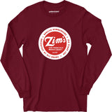 Zim's Hamburgers - San Francisco, CA - Vintage Restaurant - Long Sleeve T-Shirt