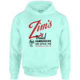 Zim's Hamburgers v1 - San Francisco, CA - Vintage Restaurant - Unisex Hoodie