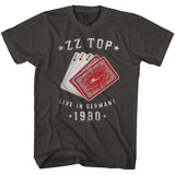 ZZ Top Cards Boyfriend Tee